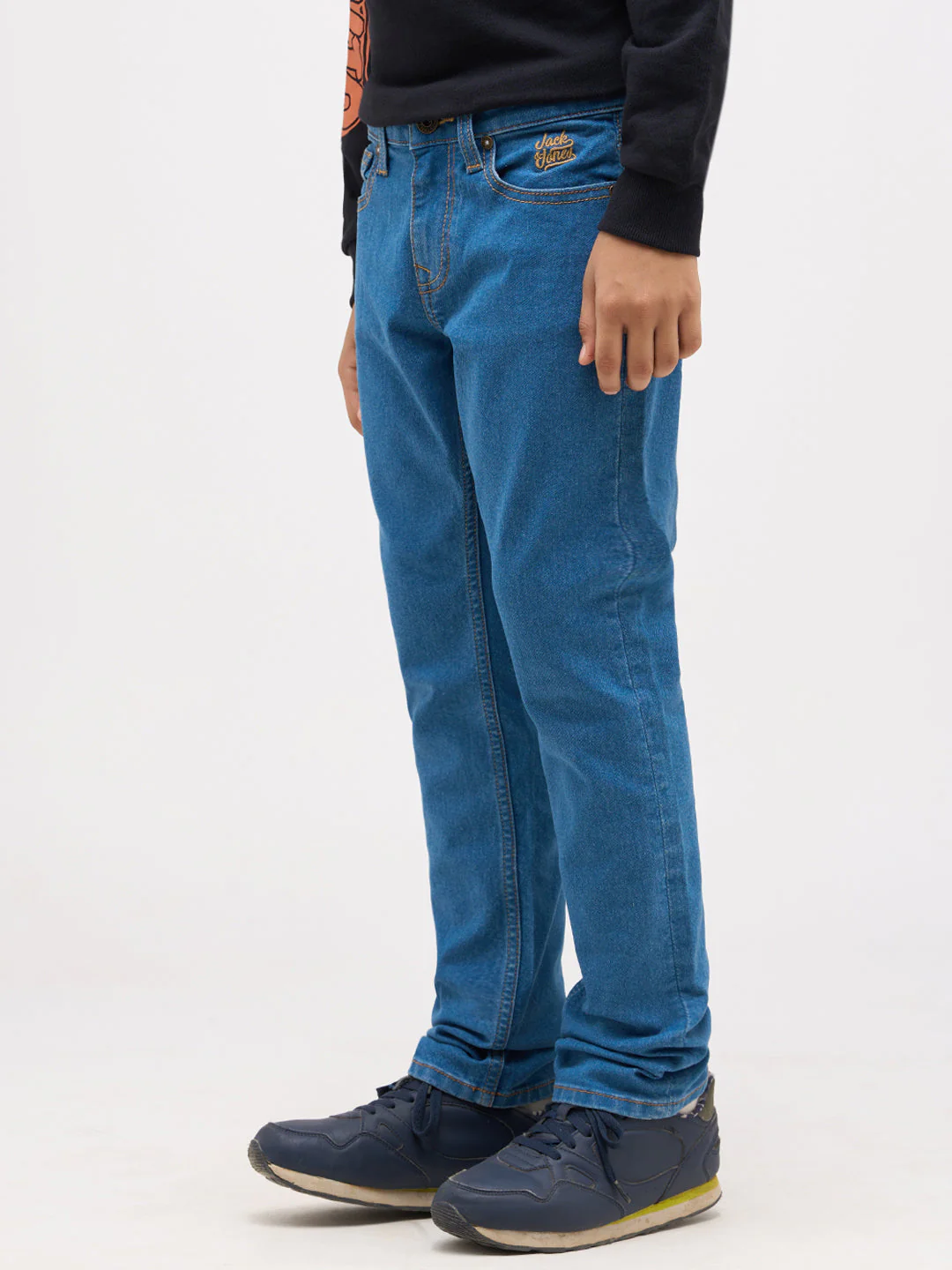Boys Mid Rise Clark Regular Fit Jeans - Image 3