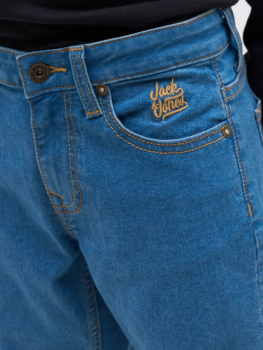 Boys Mid Rise Clark Regular Fit Jeans - Image 6
