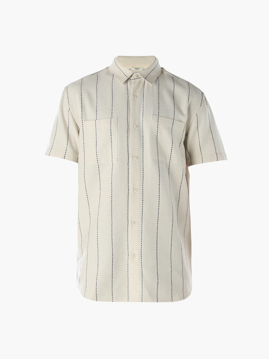 Striped Cotton Comfort Fit Shirt - Image 7