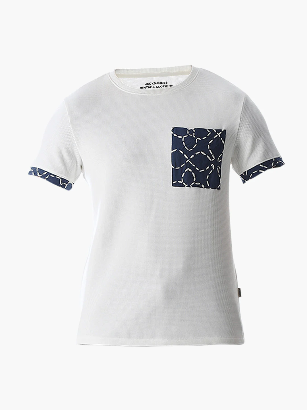 Embroidered Detail Cotton T-shirt - Image 7