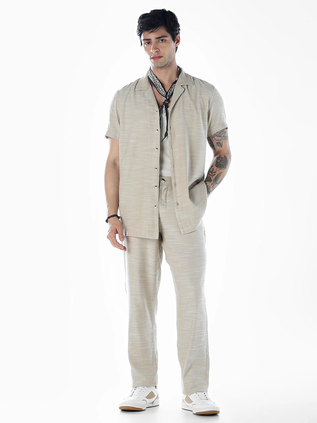 Self-Design Regular Fit Pants - Image 6