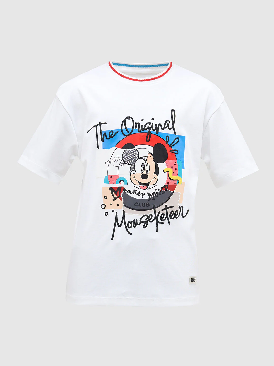 Boys Mickey Print Cotton T-shirt - Image 7