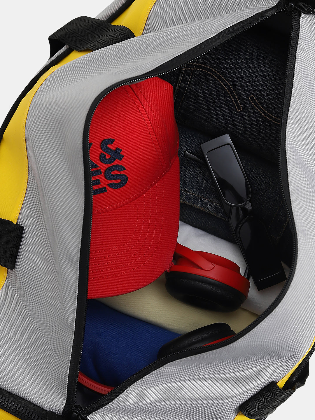 Black & Yellow Duffle Bag - Image 6