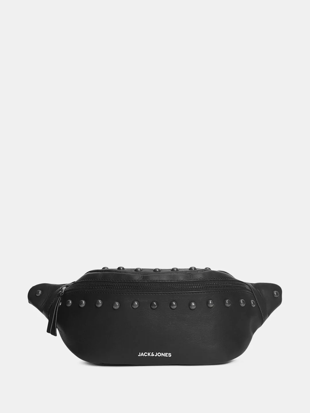 Studded Leather Chest Pack - Black - Image 2
