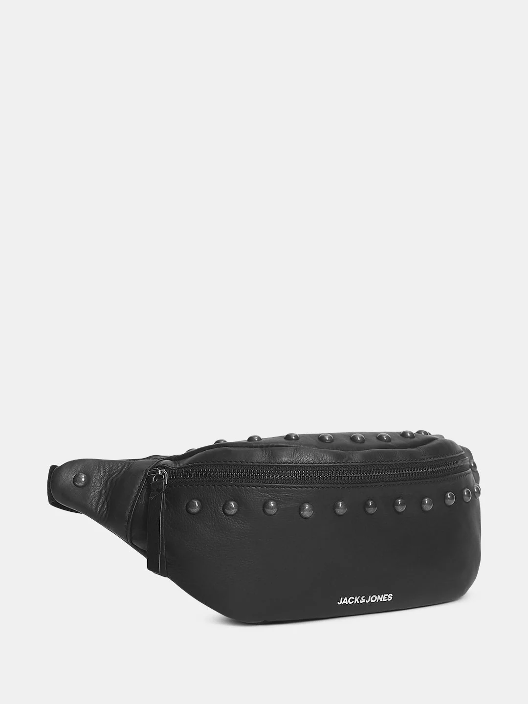 Studded Leather Chest Pack - Black - Image 3