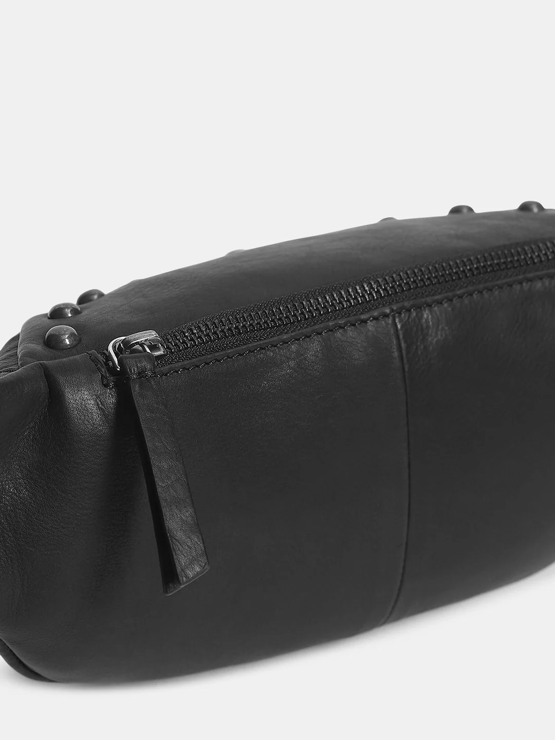 Studded Leather Chest Pack - Black - Image 6