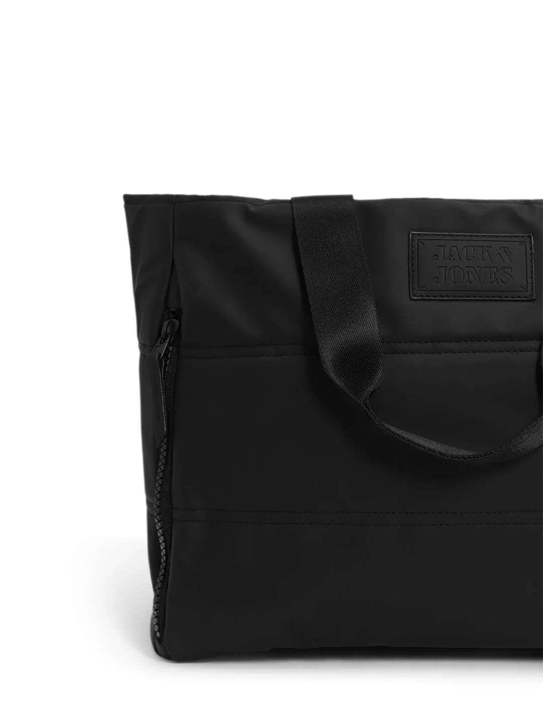 Black PU Tote Bag - Image 6