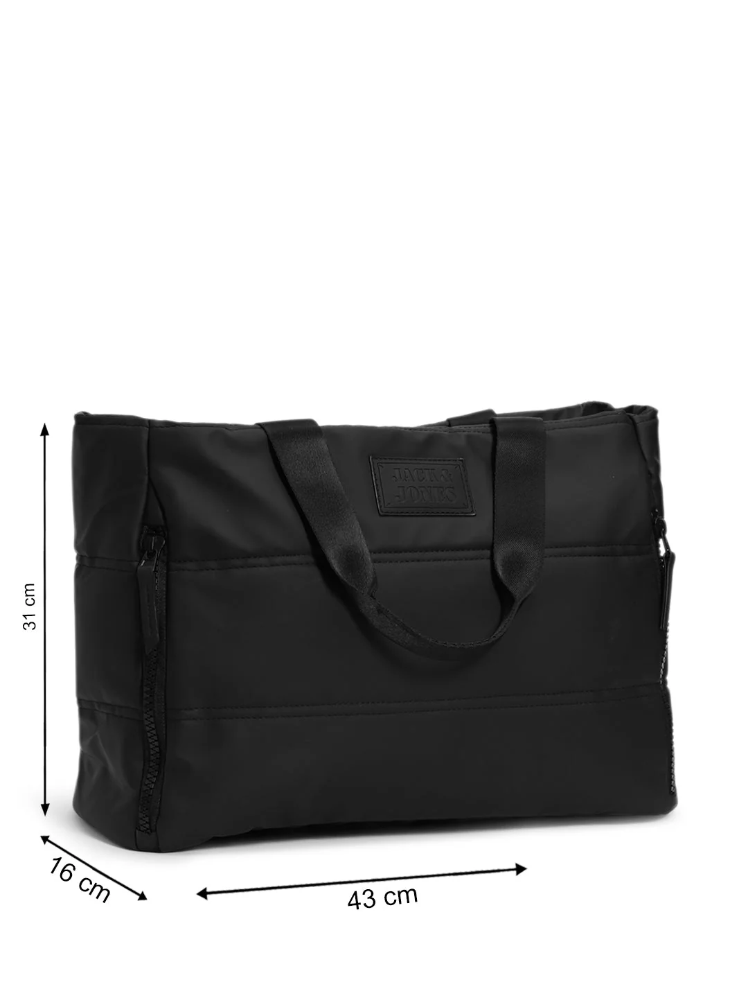 Black PU Tote Bag - Image 7