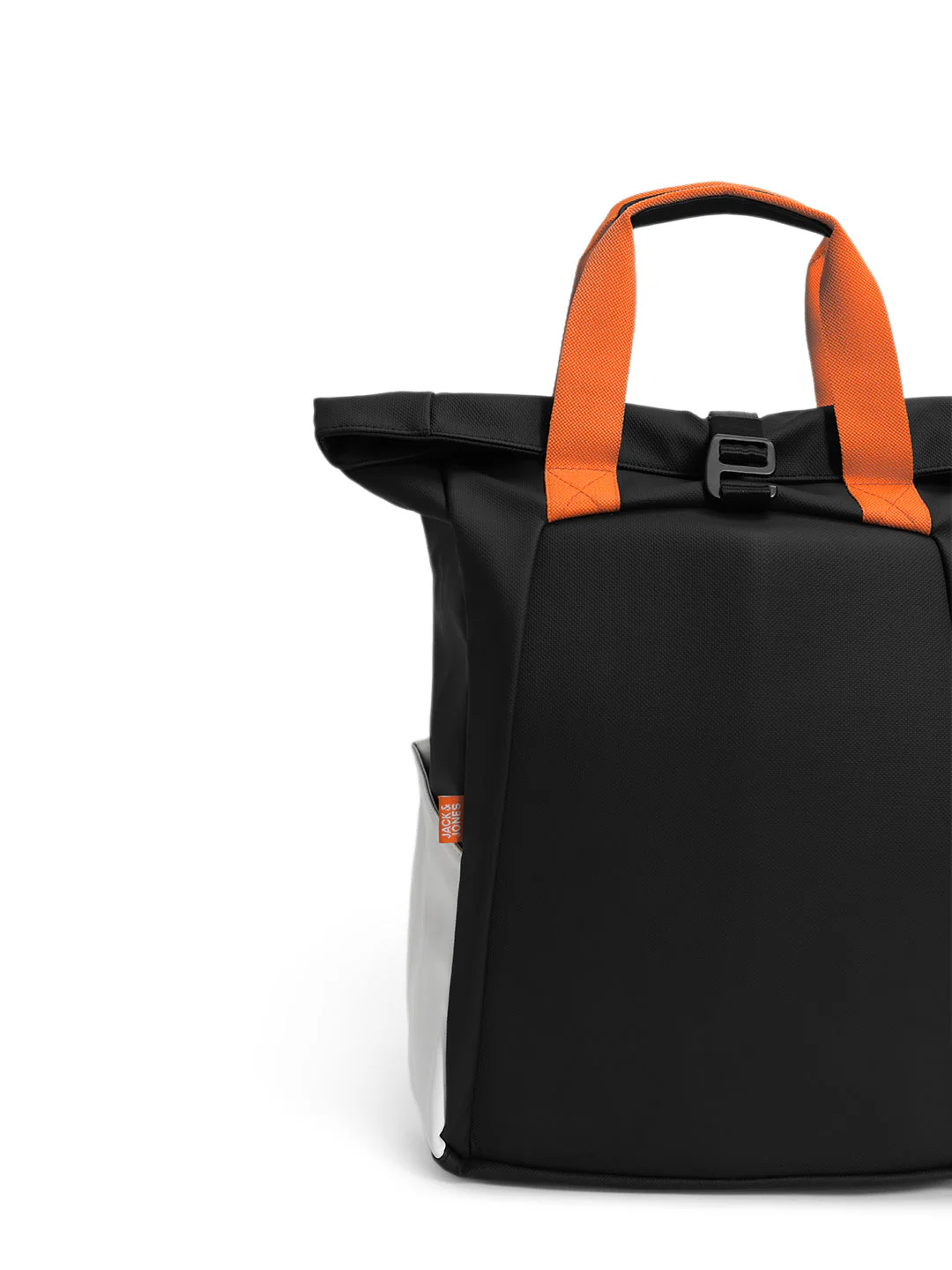 Black Moulded Colourblocked Backpack - Image 5