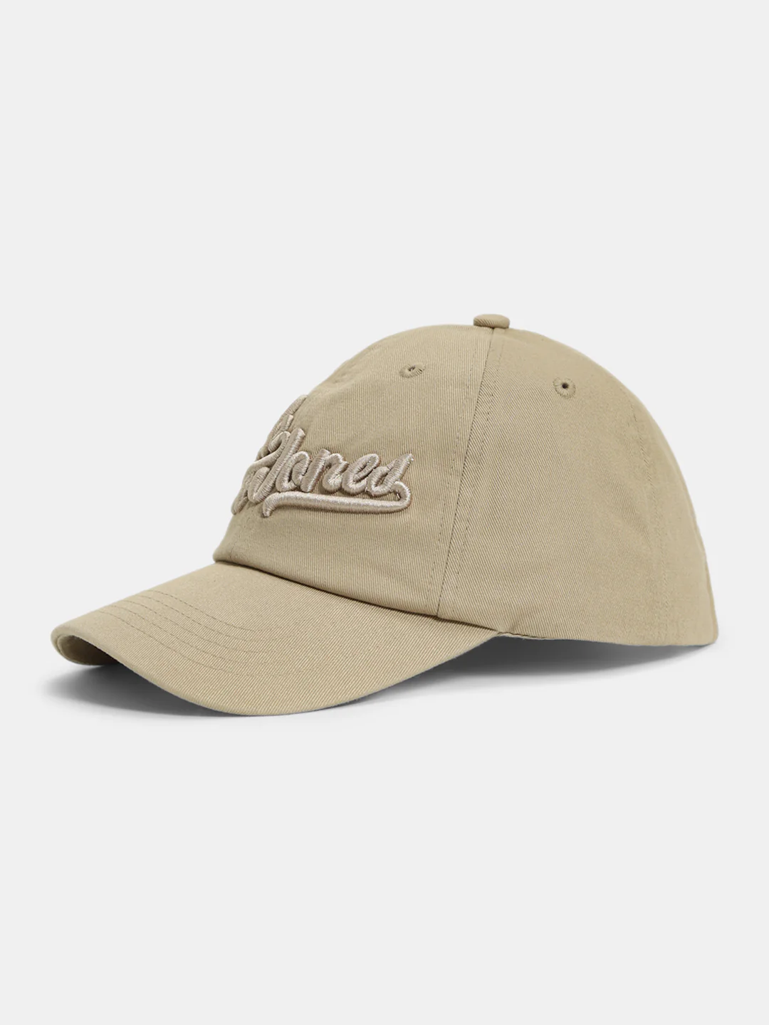 Embroidered Logo Baseball Cap - Beige - Image 2