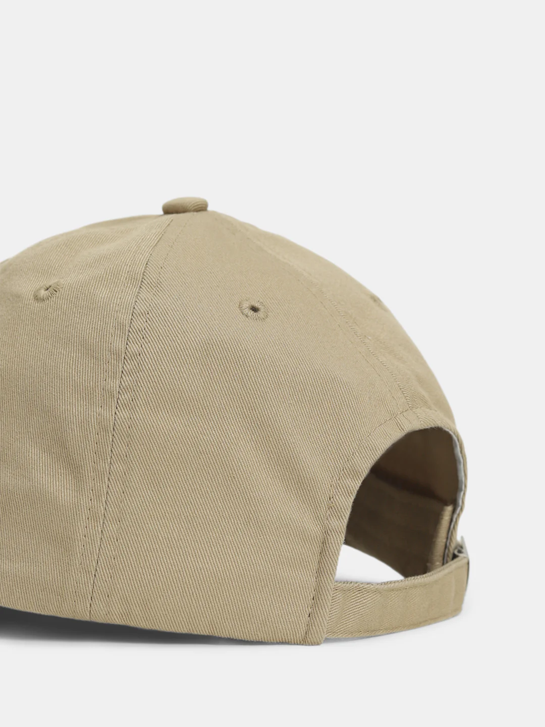 Embroidered Logo Baseball Cap - Beige - Image 5
