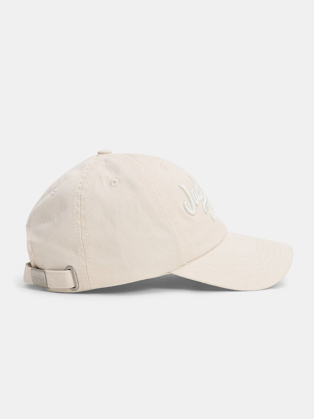 Beige Logo Text Baseball Cap - Image 3