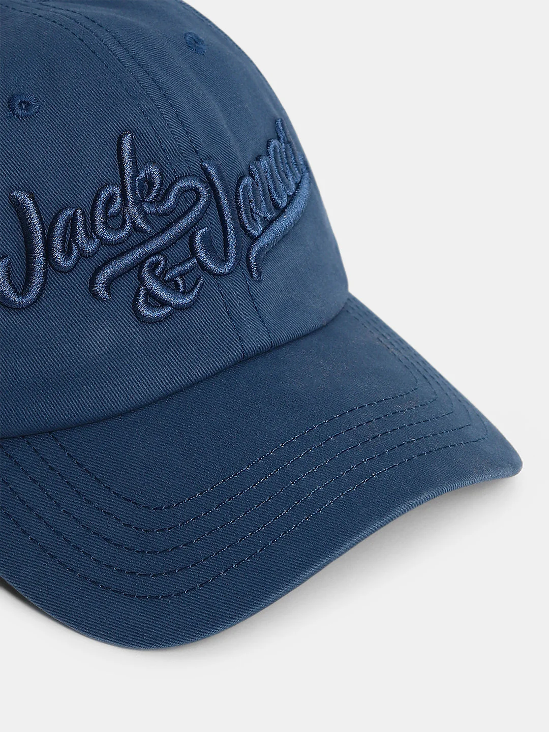 Blue Embroidered Logo Baseball Cap - Image 4
