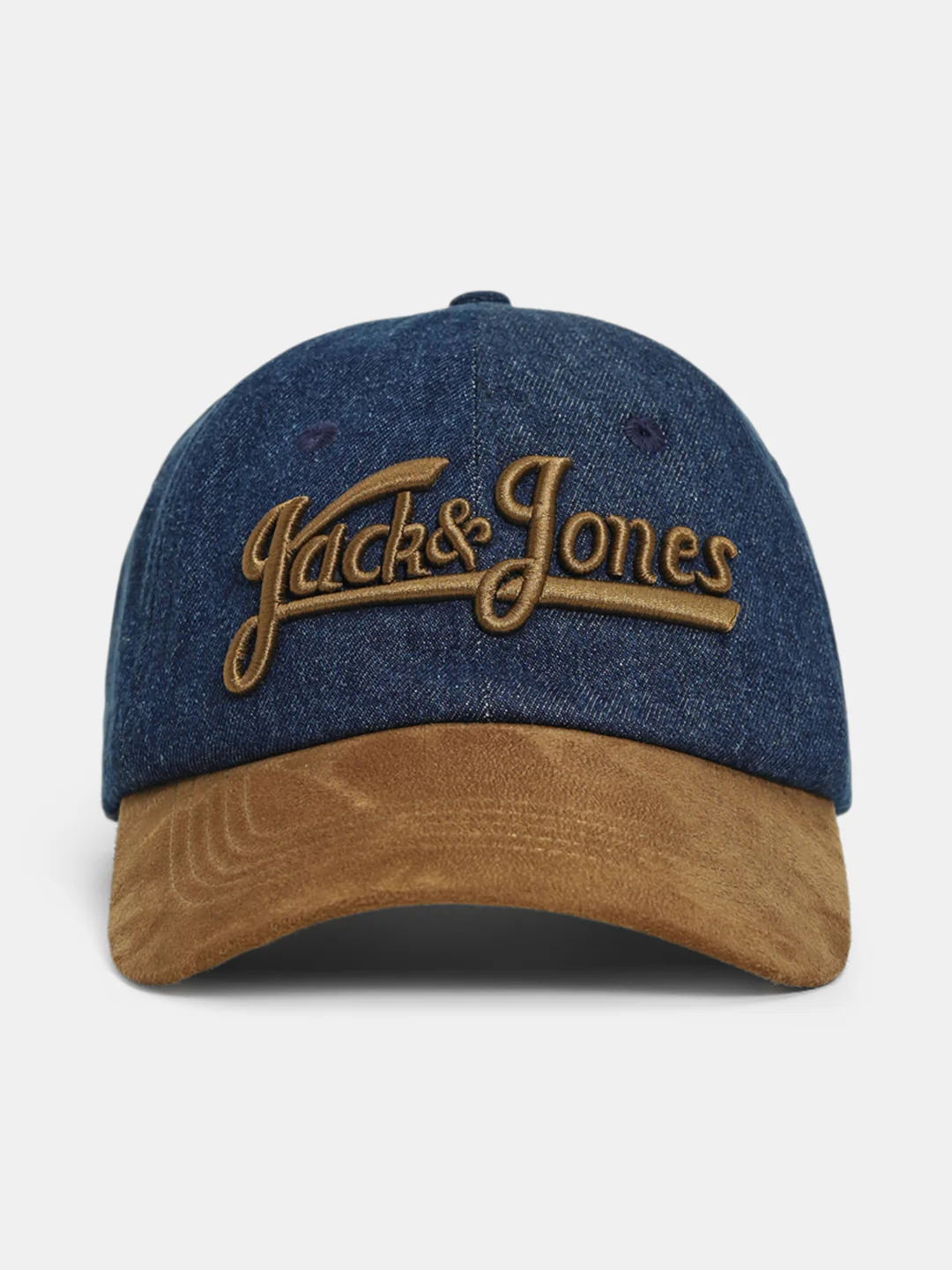 Dual Colour Logo Print Baseball Cap