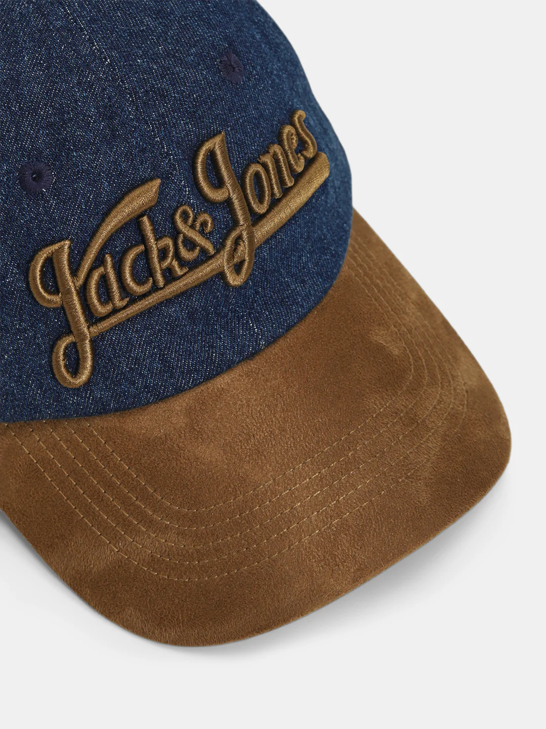 Dual Colour Logo Print Baseball Cap - Image 4