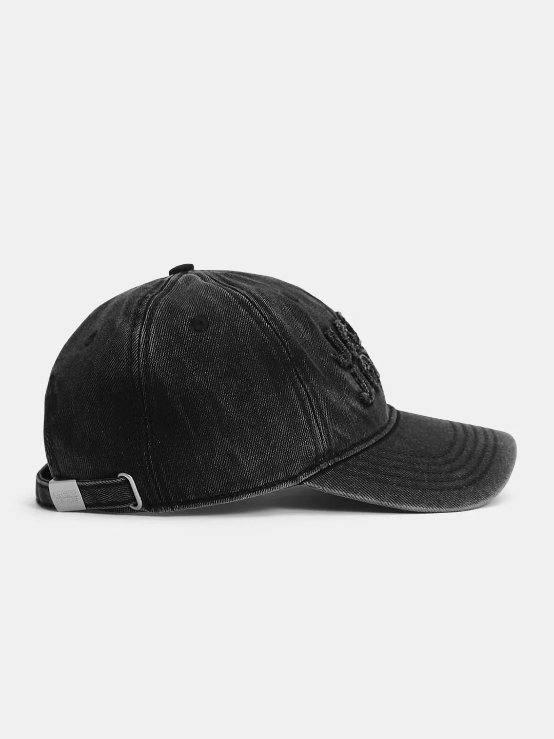 Black Ripped Denim Cap - Image 3