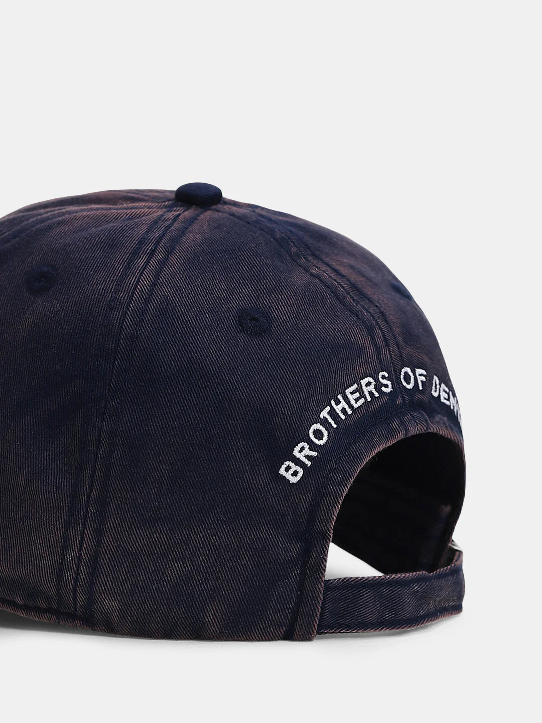 Dark Blue Logo Denim Baseball Cap - Image 5