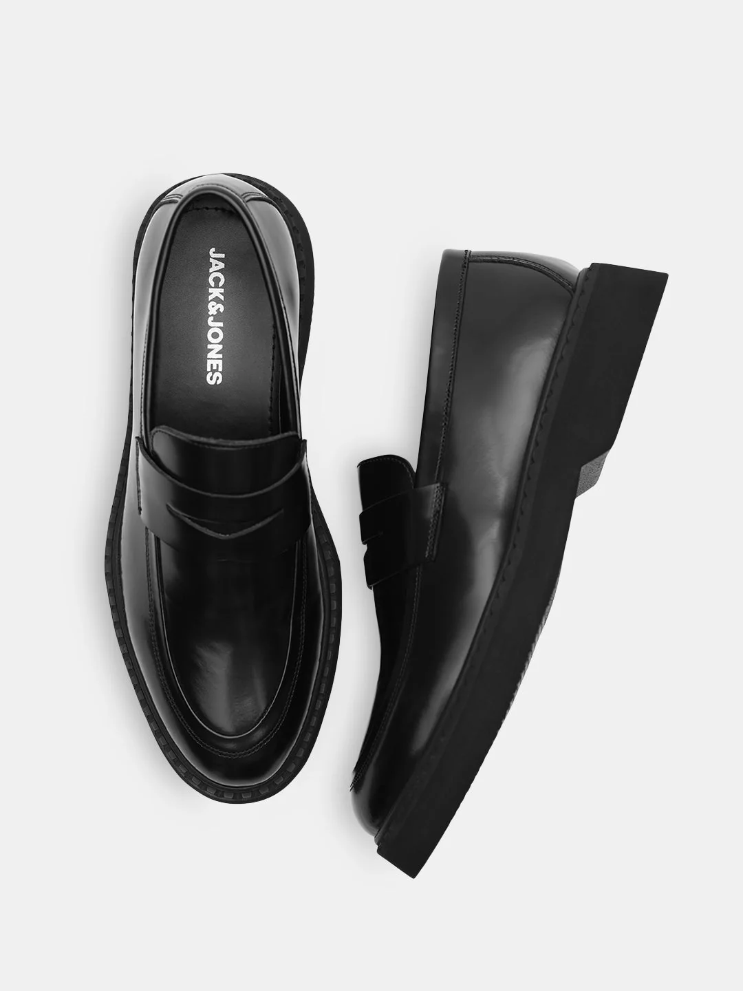Premium Chunky Loafers - Black - Image 3