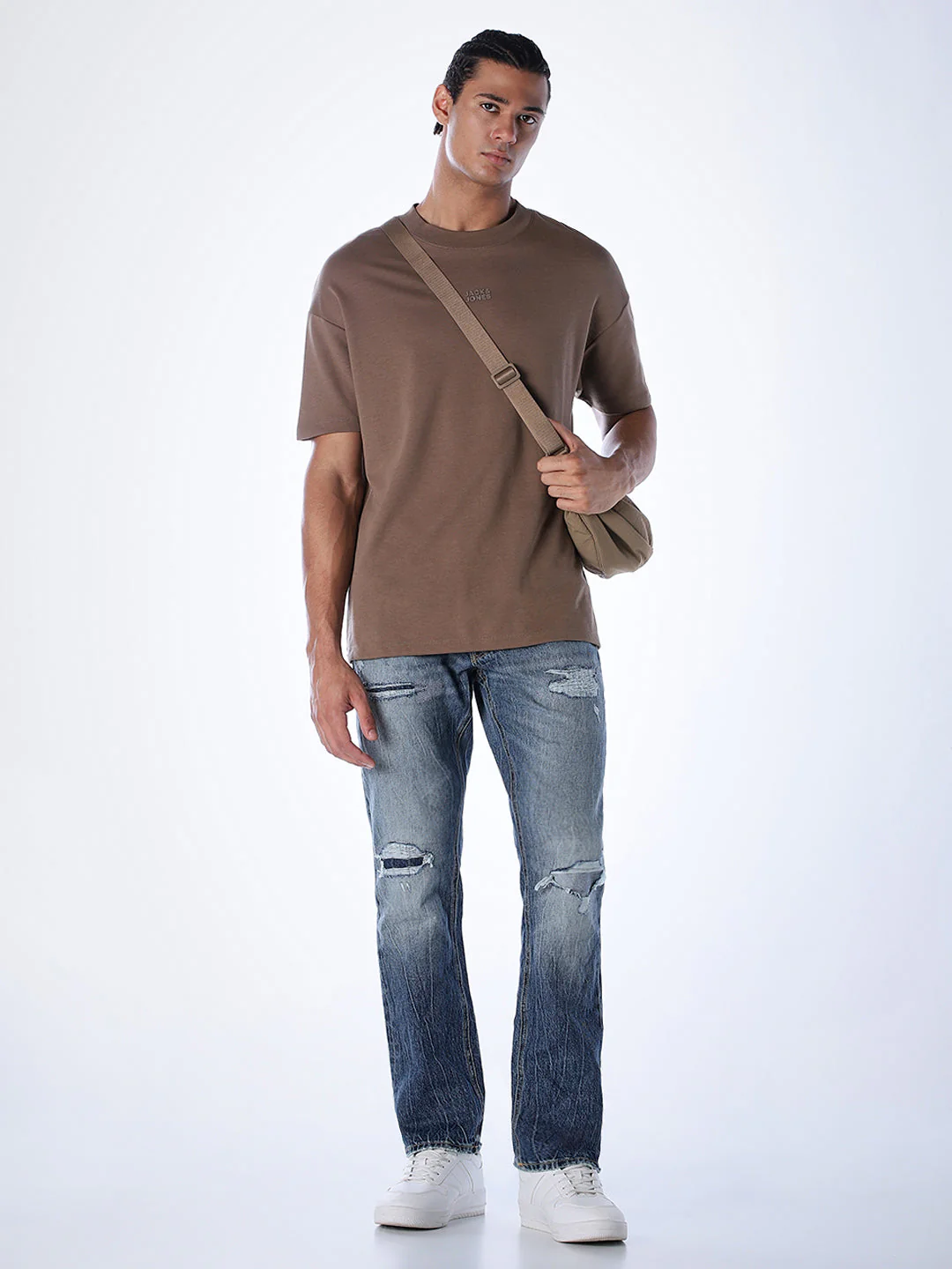Heavily Distressed Clark Regular Fit Jeans - Image 6