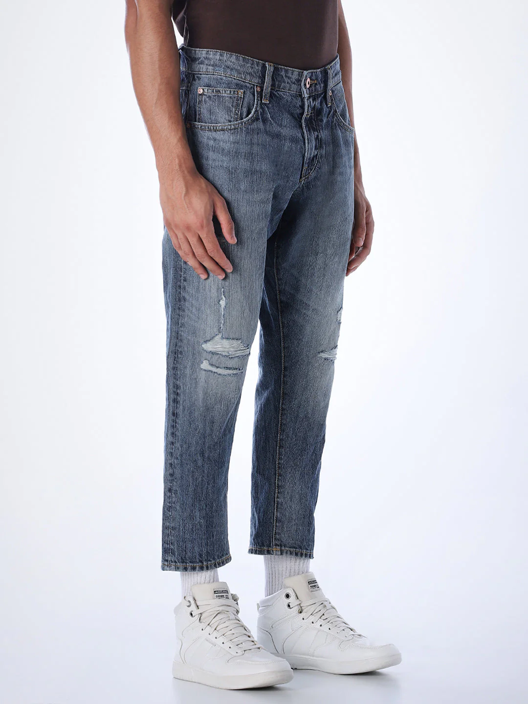Heavily Distressed Frank Anti Fit Jeans - Image 2