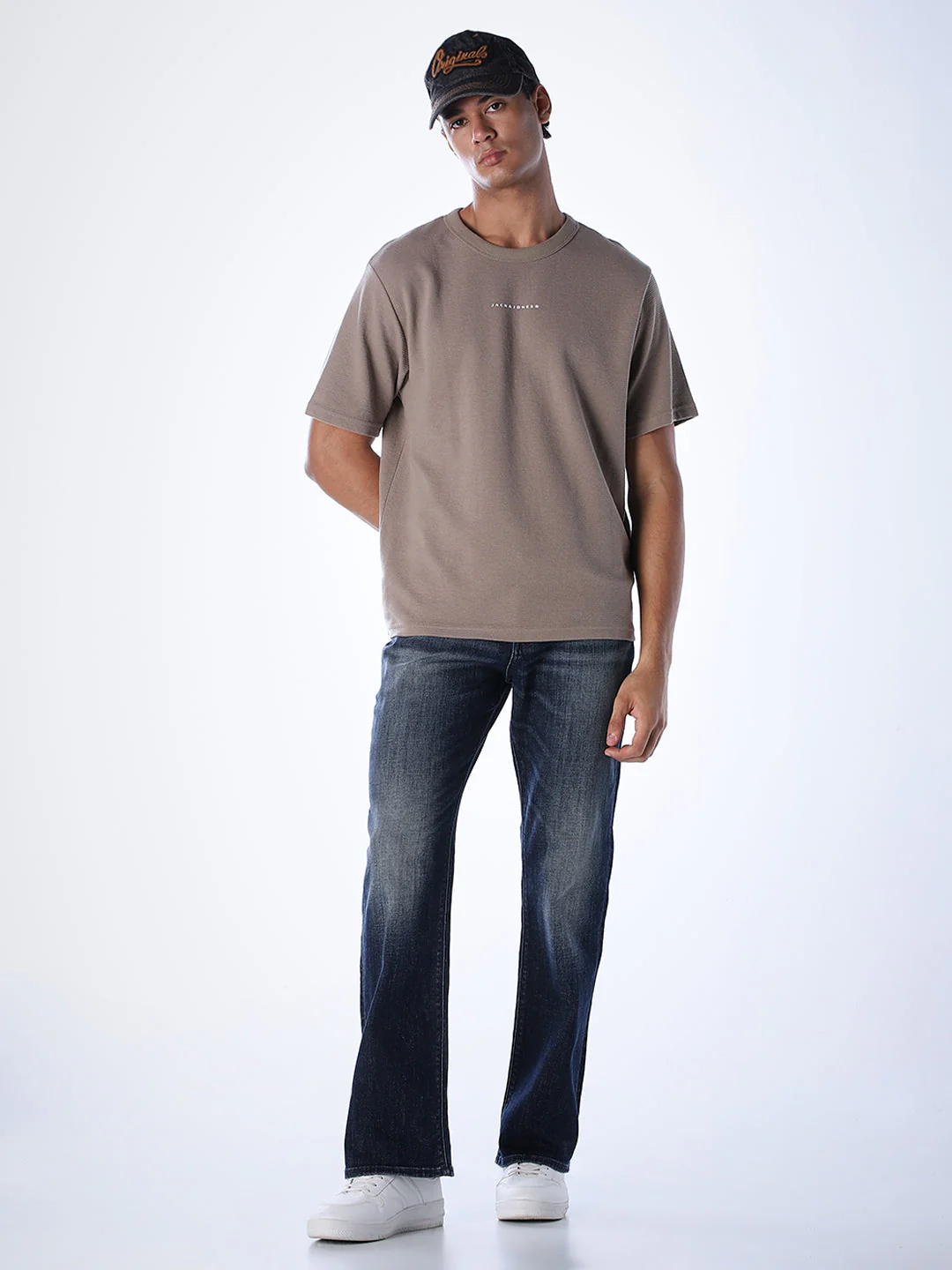 5 Pocket Cliff Bootcut Jeans - Dark Blue - Image 6
