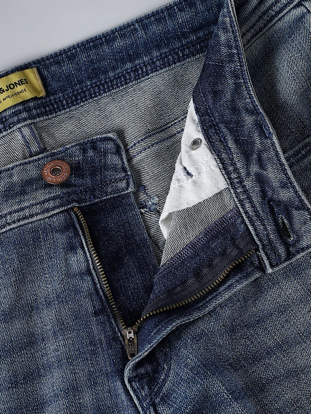 Mildly Distressed Clark Regular Fit Jeans - Image 4