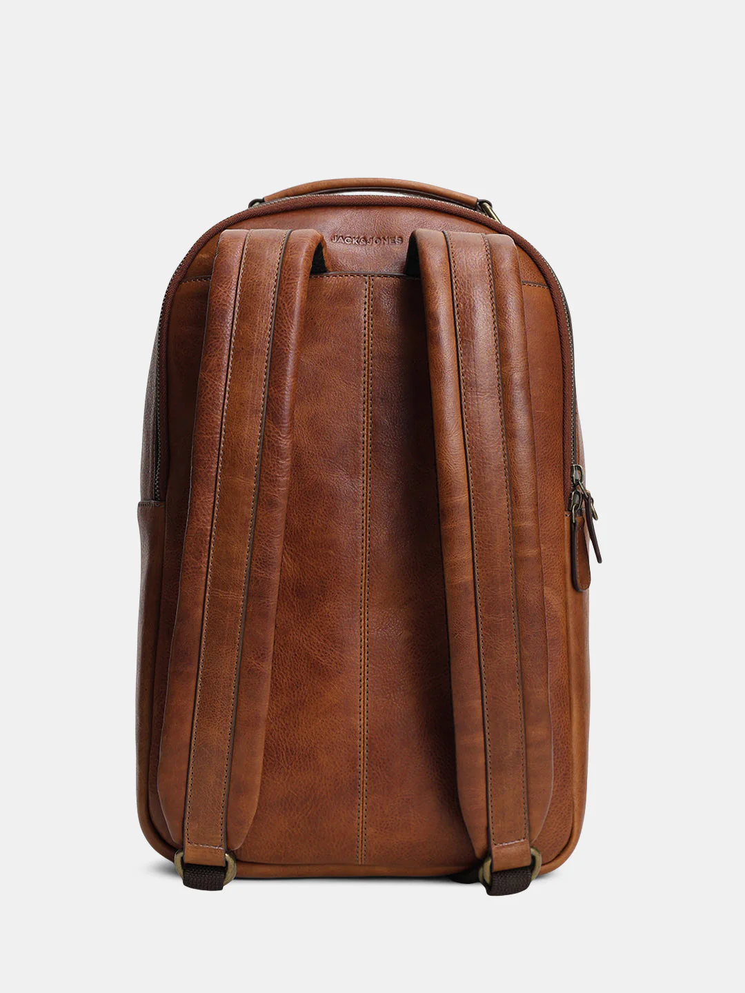 Brown Premium Leather Backpack - Image 4