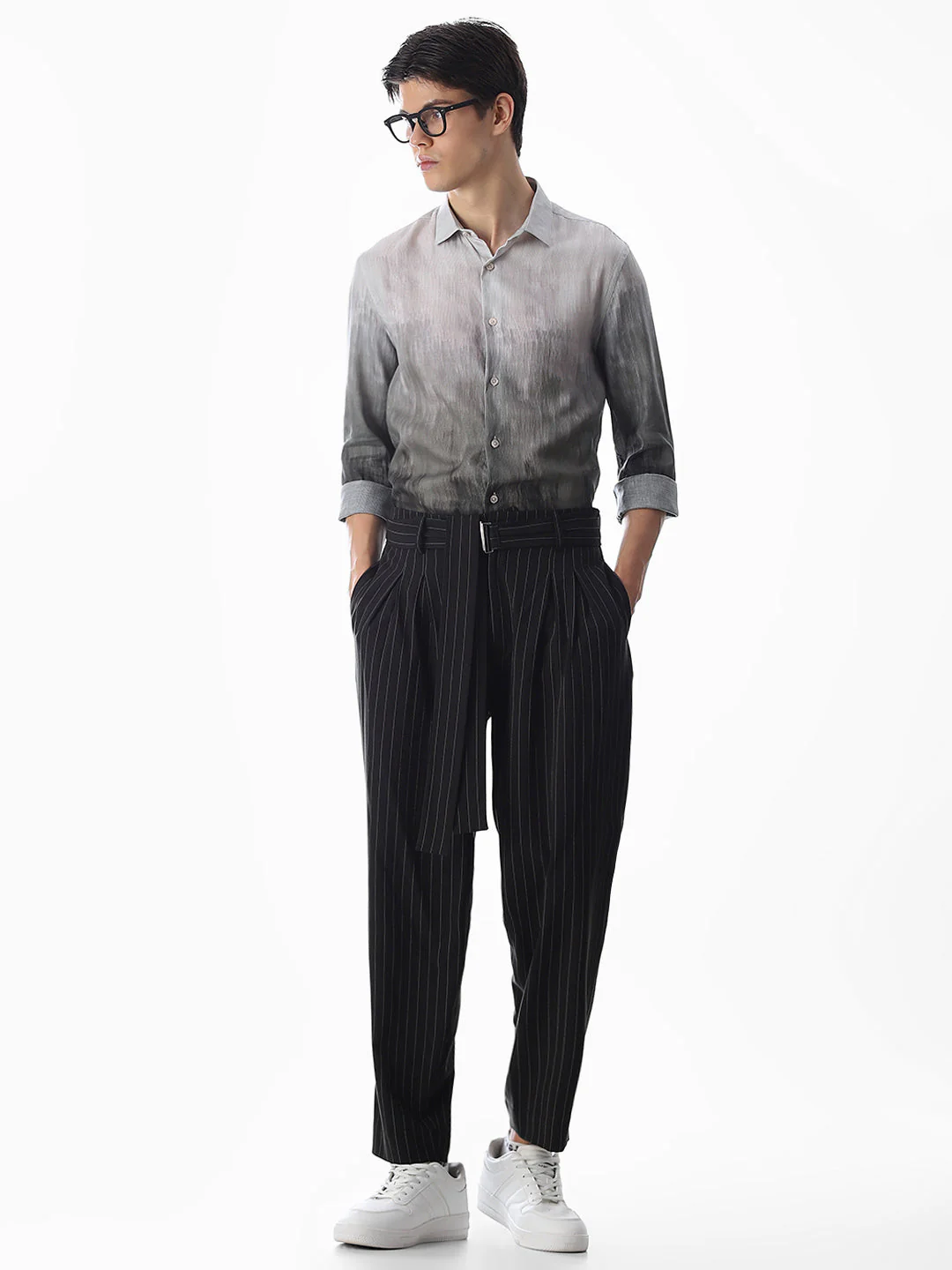 Ombre Tencel Blend Shirt - Image 6