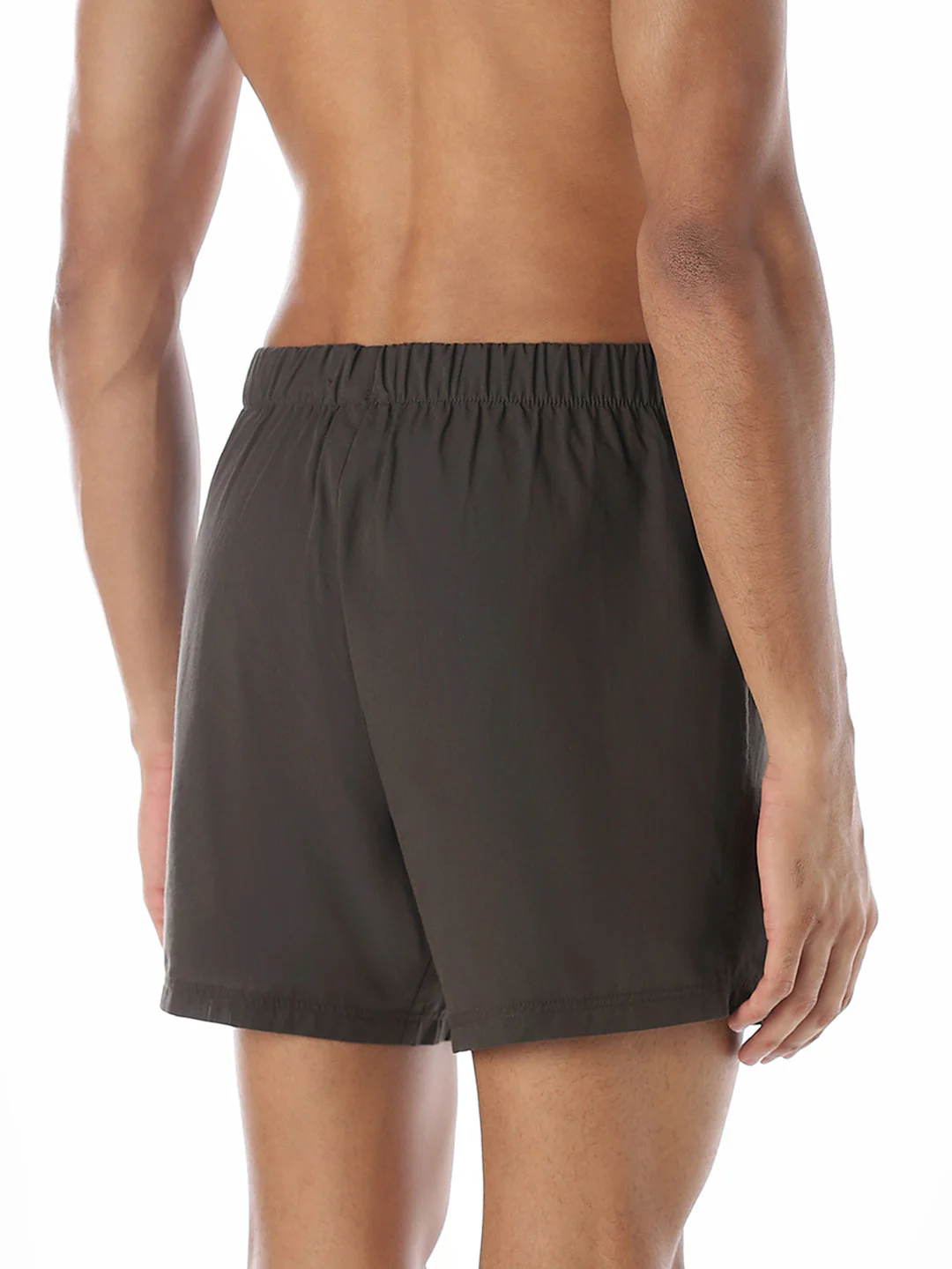 Chocolate Brown Cotton Boxers - Image 3