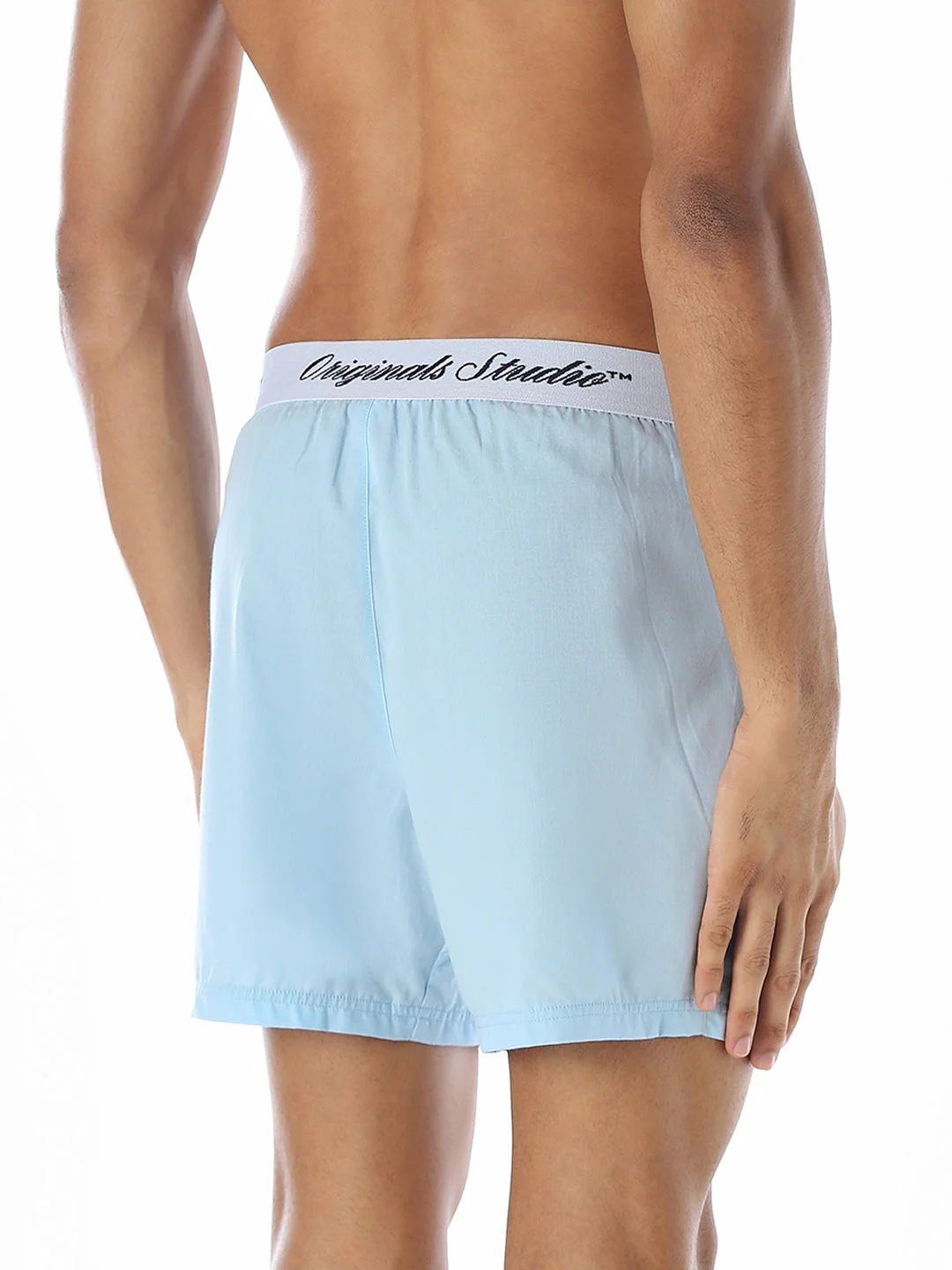 Light Blue Logo Waistband Boxers - Image 3
