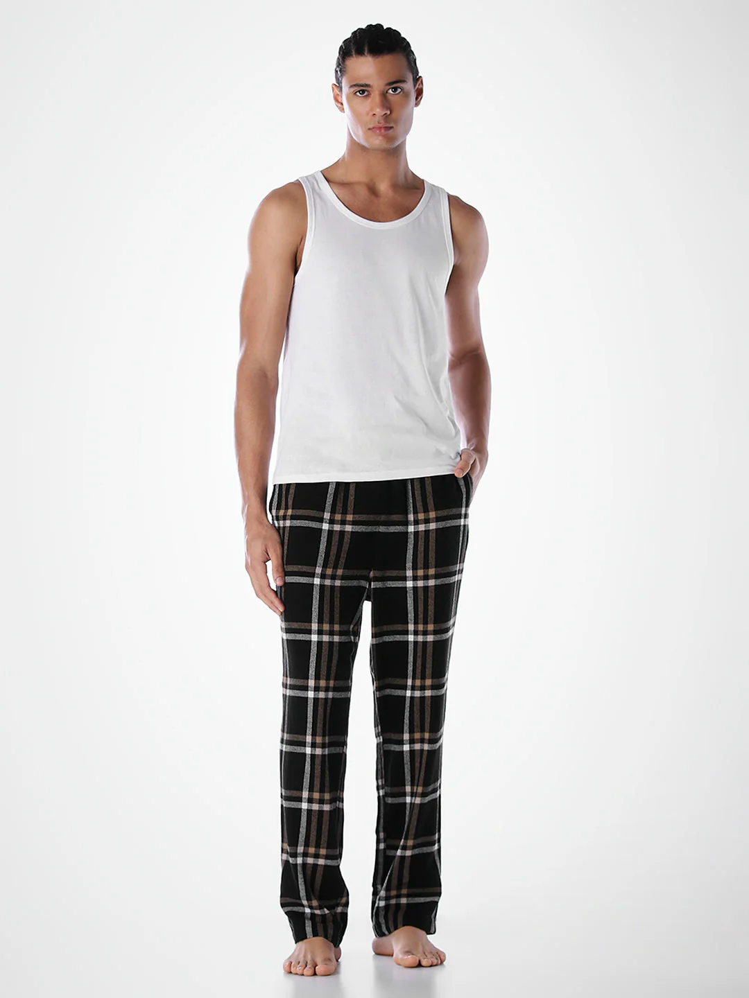 Check Cotton Pyjamas - Image 6