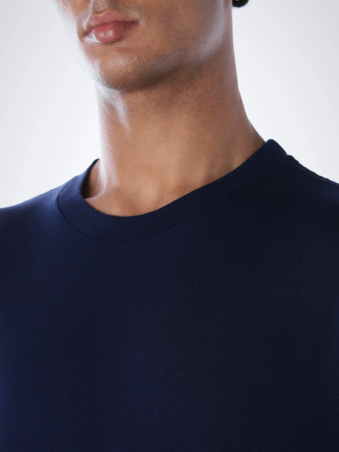 Cotton T-shirt & Pyjamas Set - Dark Blue - Image 5