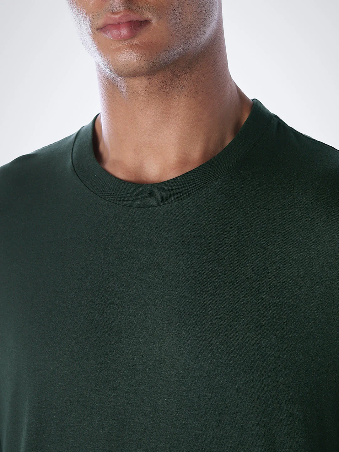 T-Shirt & Pant Loungewear Set - Dark Green - Image 5