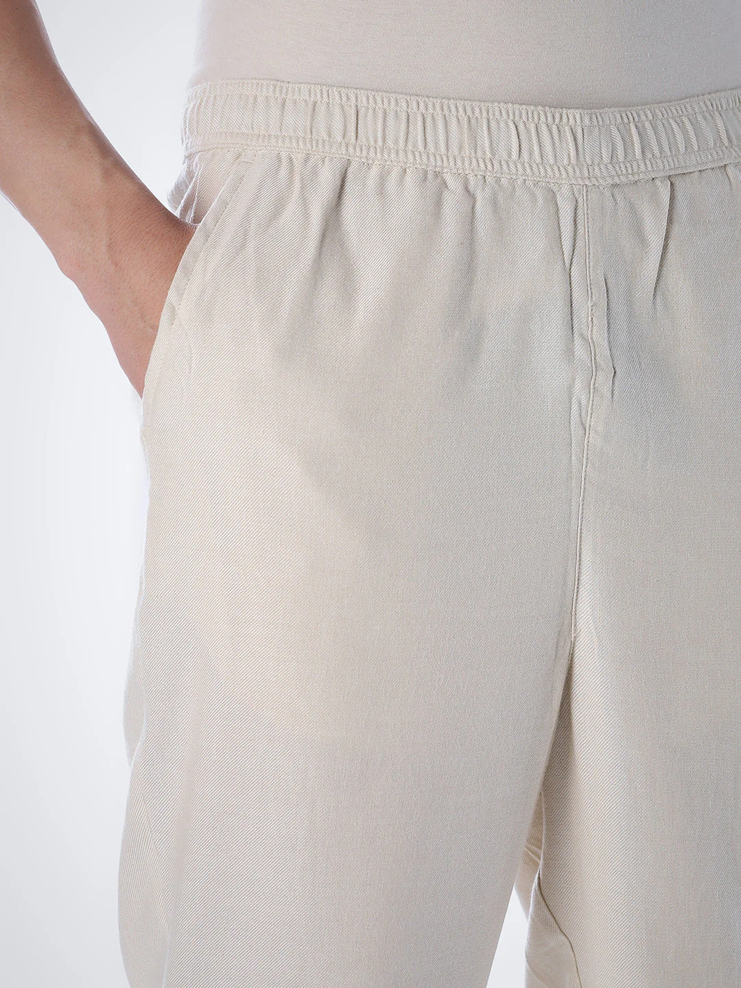 T-Shirt & Pant Loungewear Set - Beige - Image 6