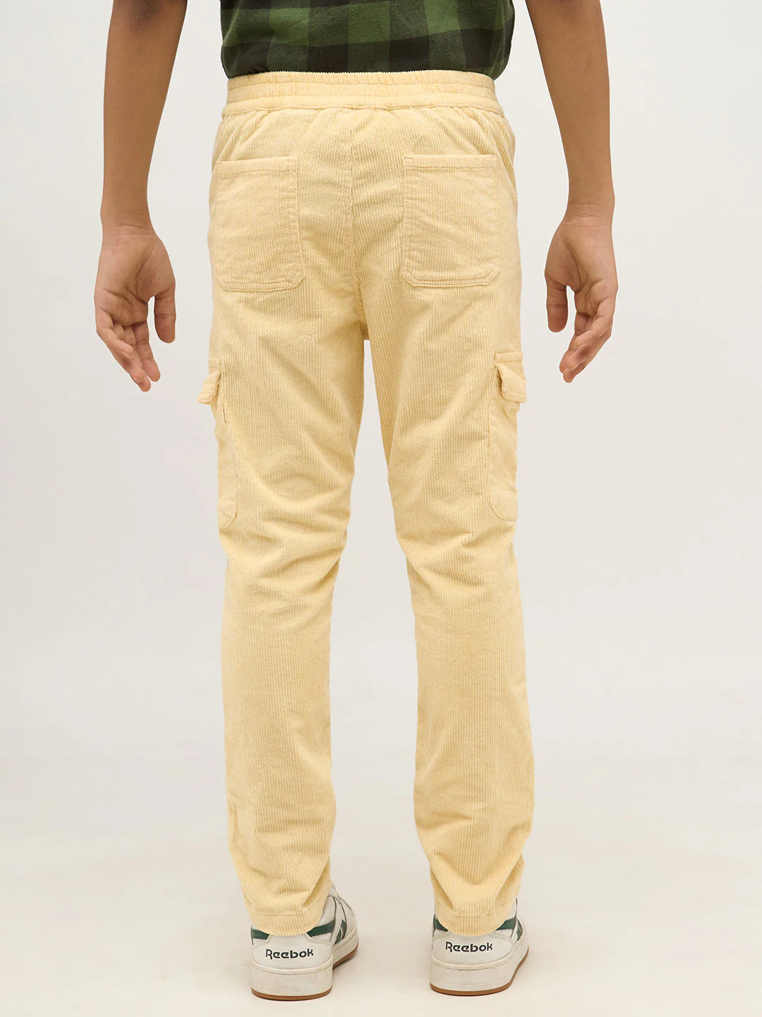 Boys Beige Corduroy Pants - Image 9