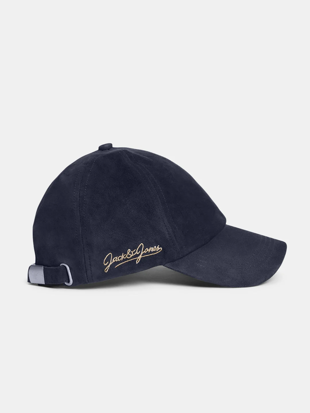 Premium Suede Logo Cap - Navy Blue - Image 3