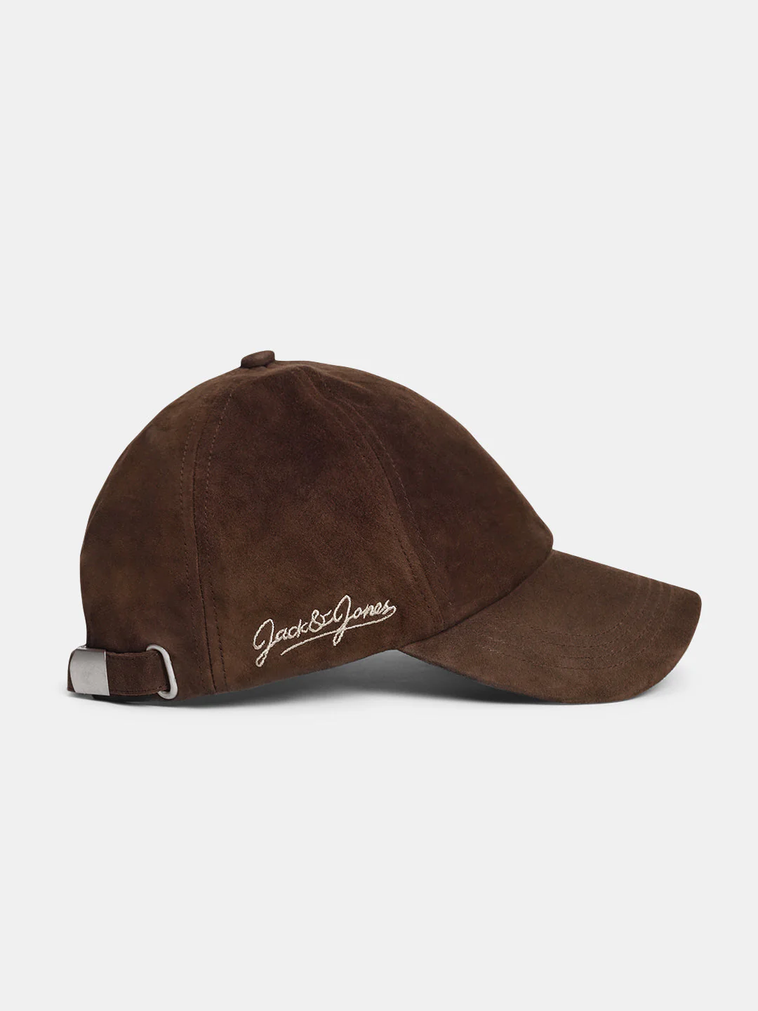 Premium Suede Logo Cap - Brown - Image 3