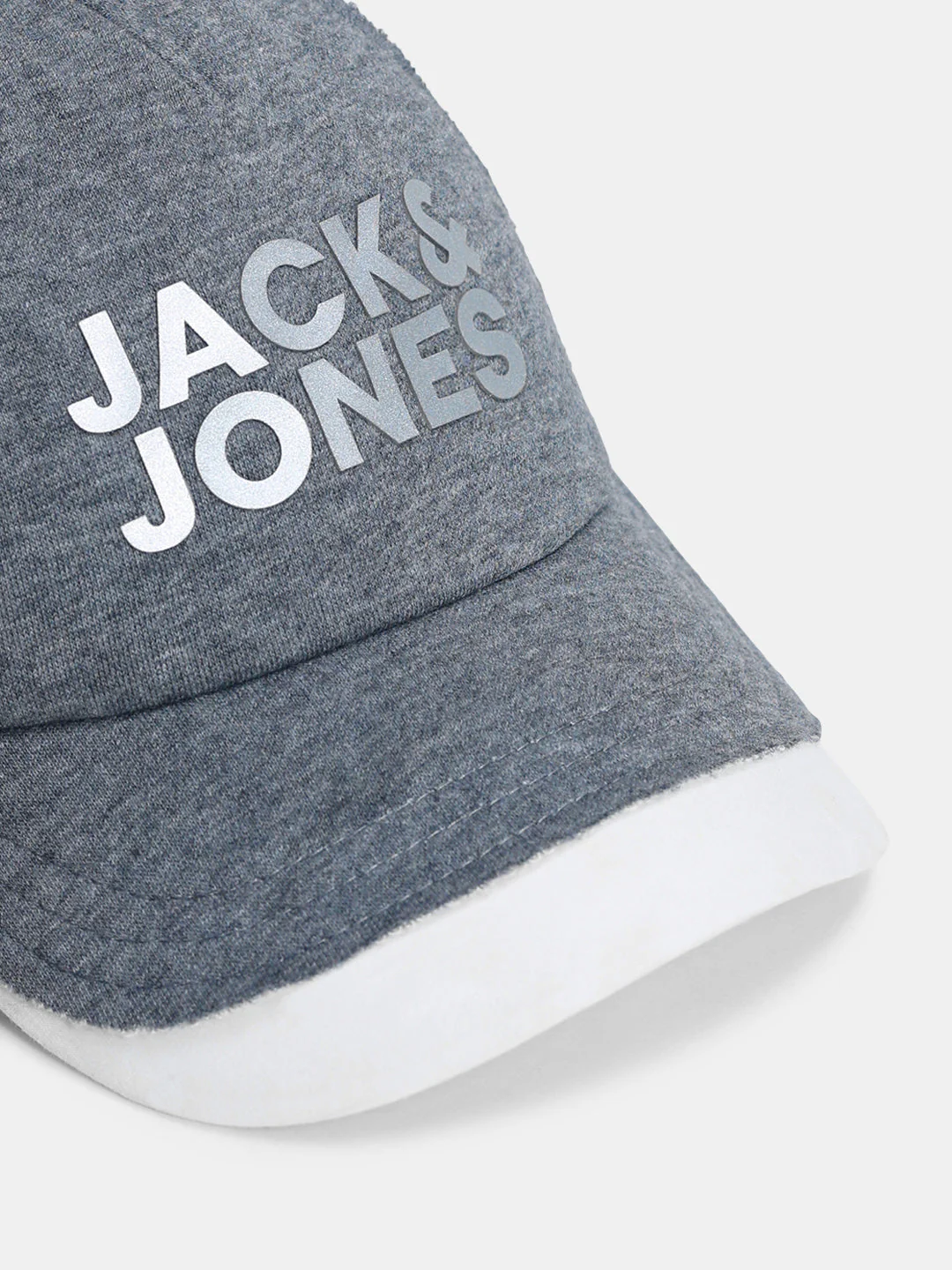 Grey Jersey Panel Baseball Cap - Image 4