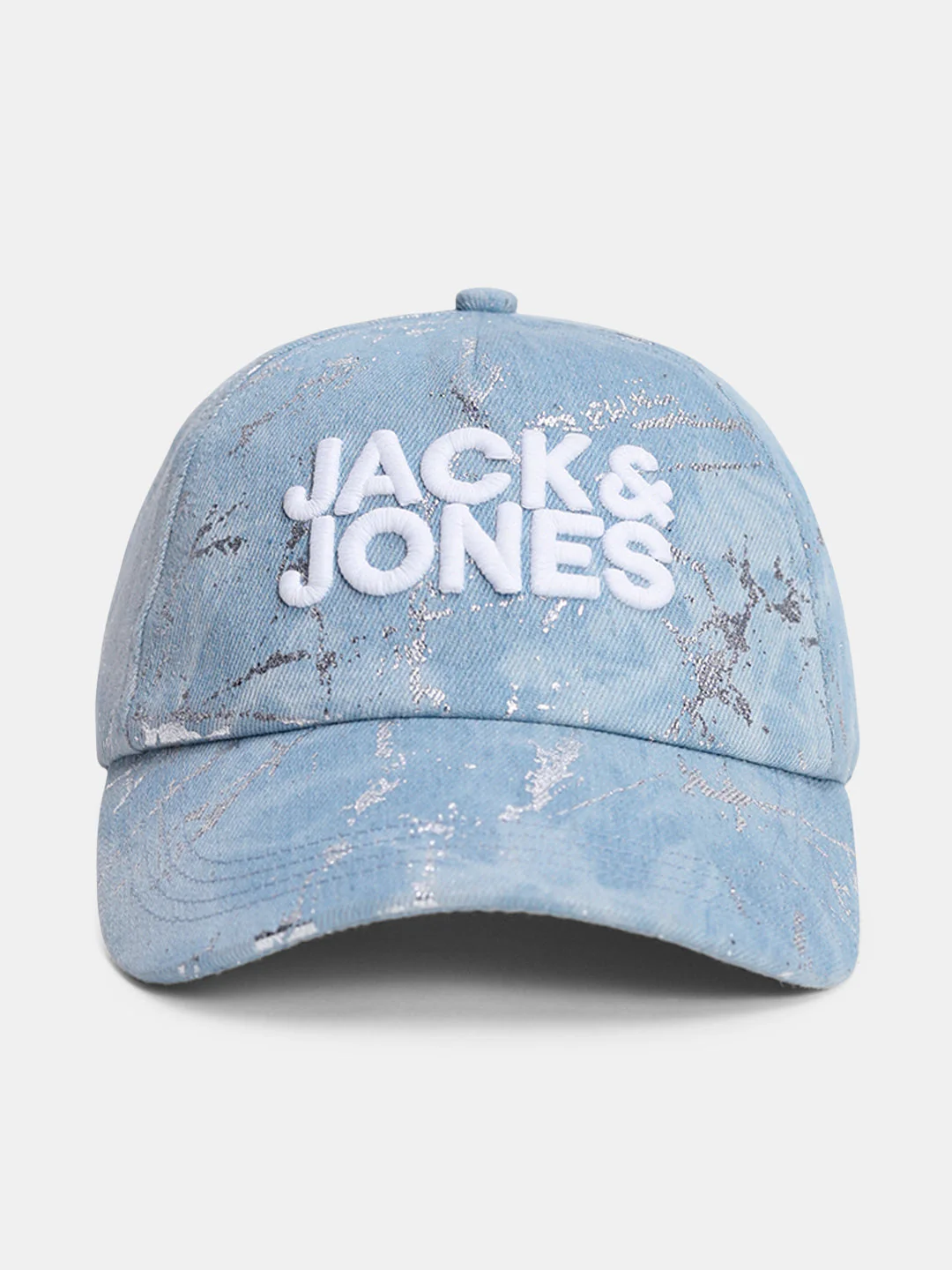 Foil Detail Denim Cap