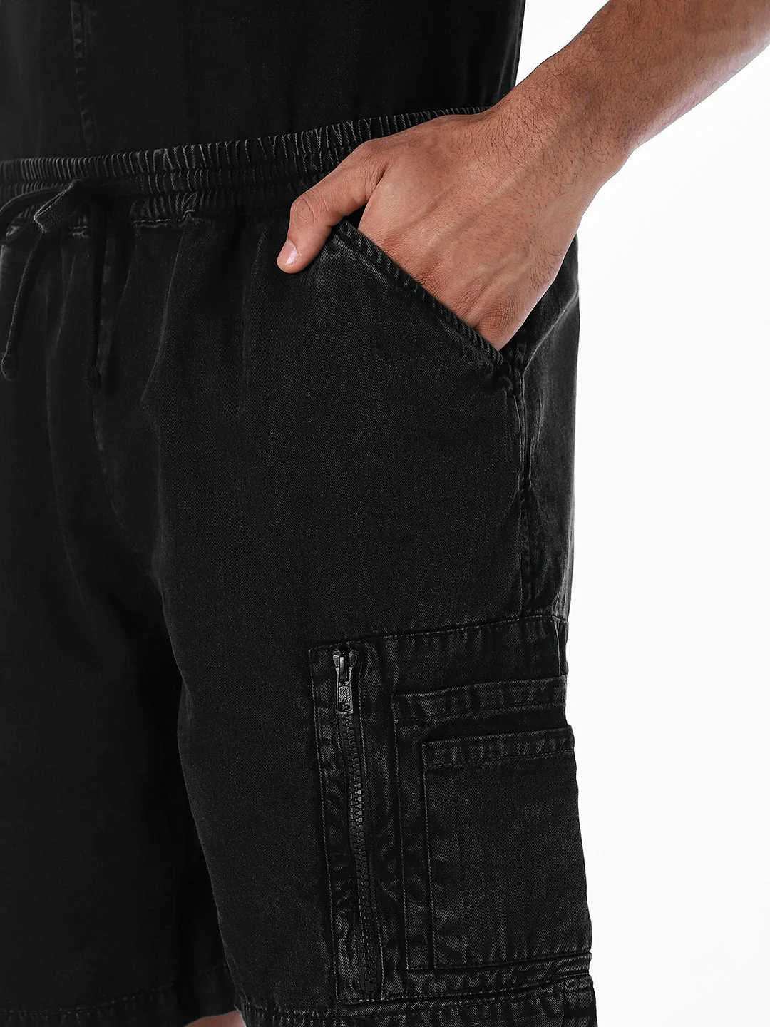 Cotton Utility Shorts - Image 4