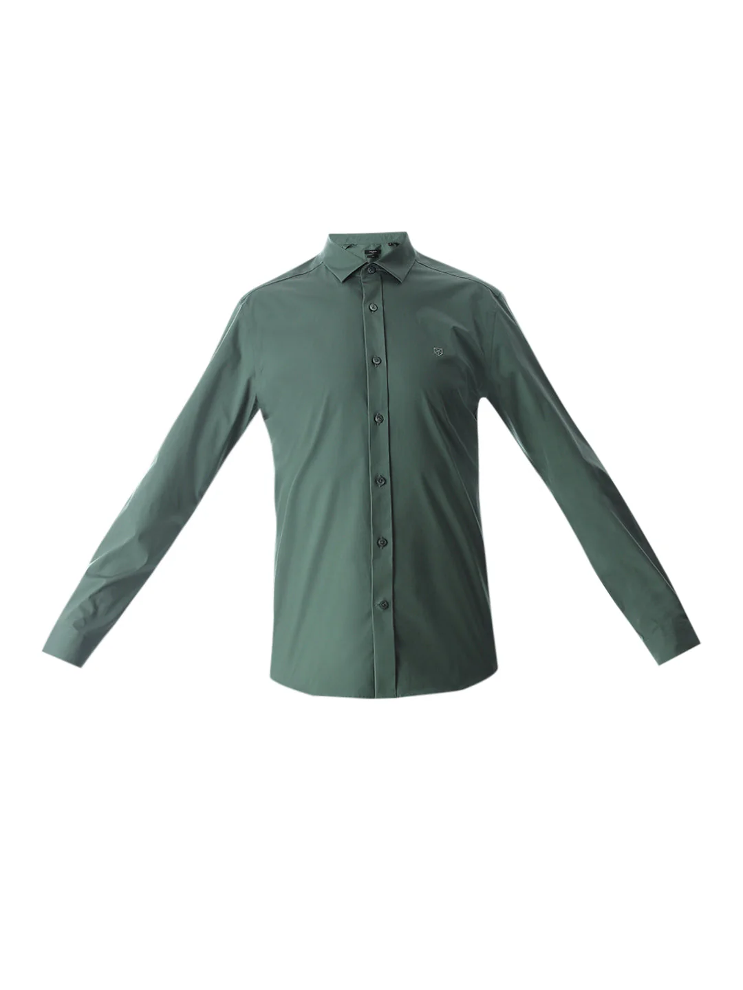 Poplin Stretch Slim Fit Shirt - Image 7