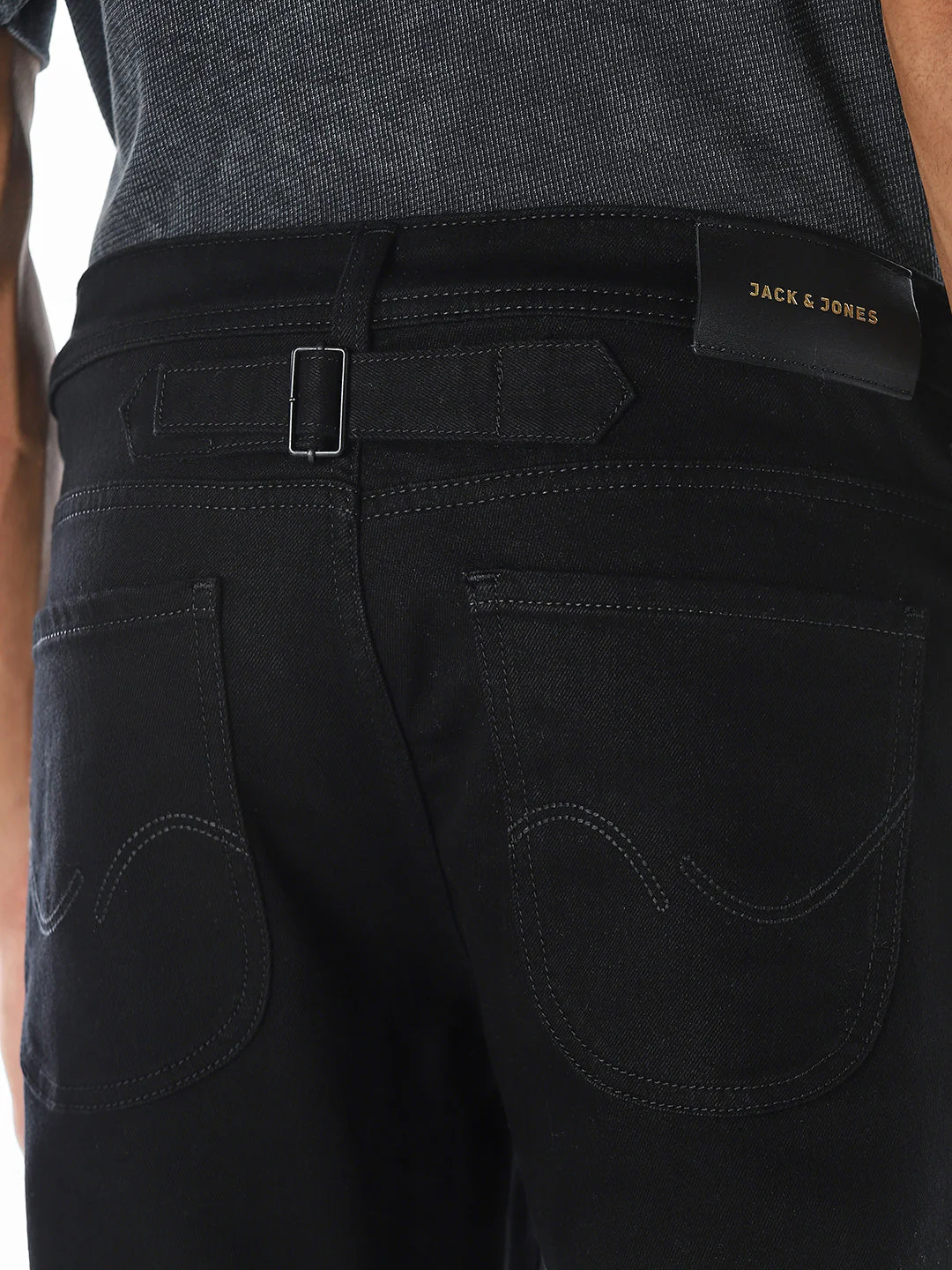 5 Pocket Clark Regular Fit Jeans - Black - Image 5