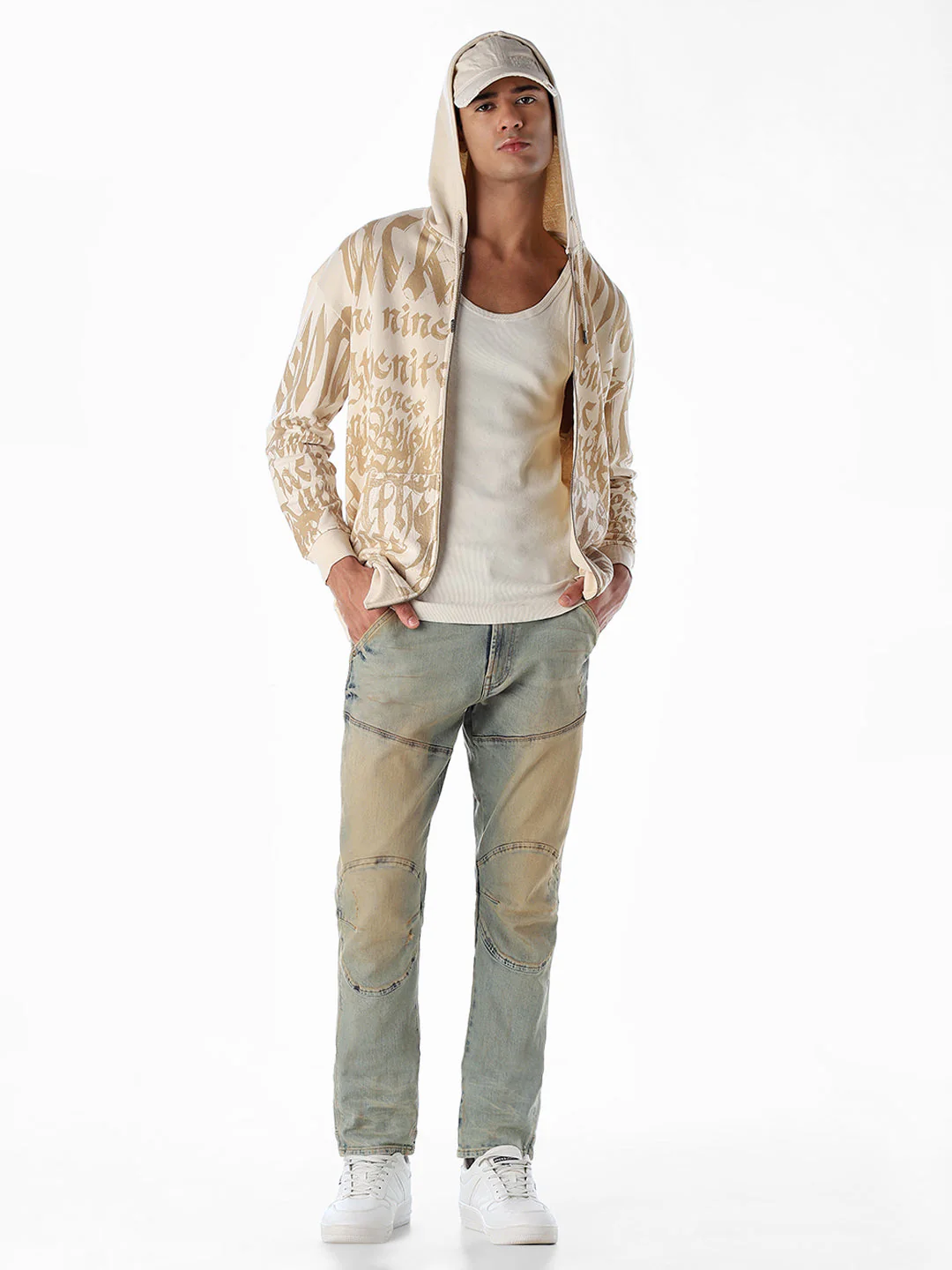 Cut & Sew Lion Anti Fit Jeans - Image 6