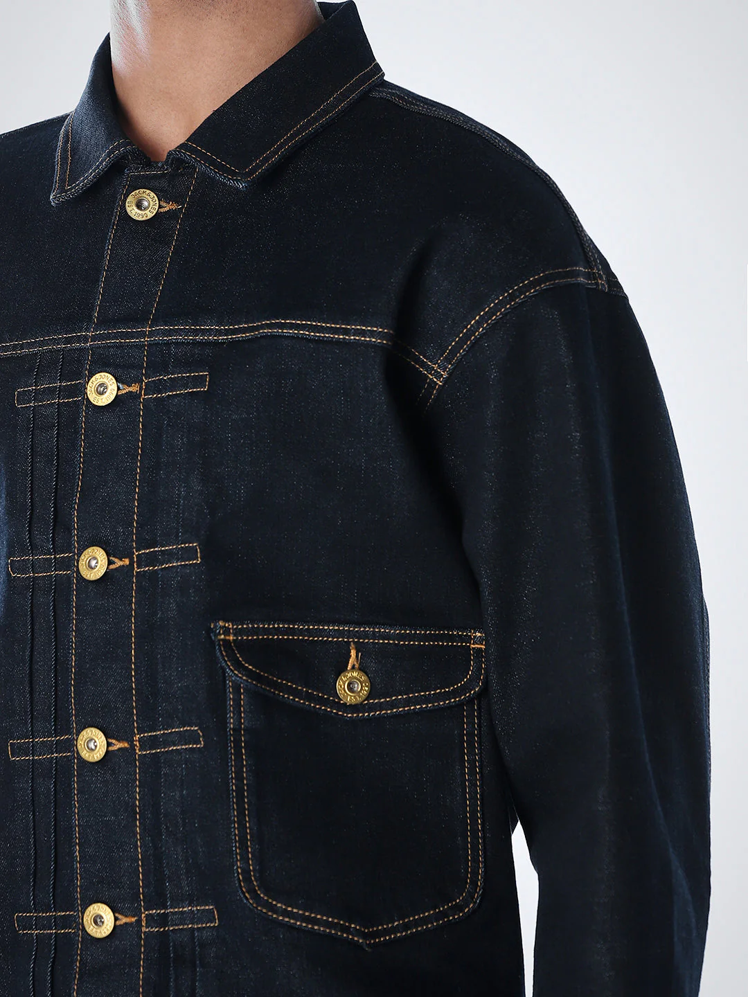 Dark Blue Nordi Denim Jacket - Image 5