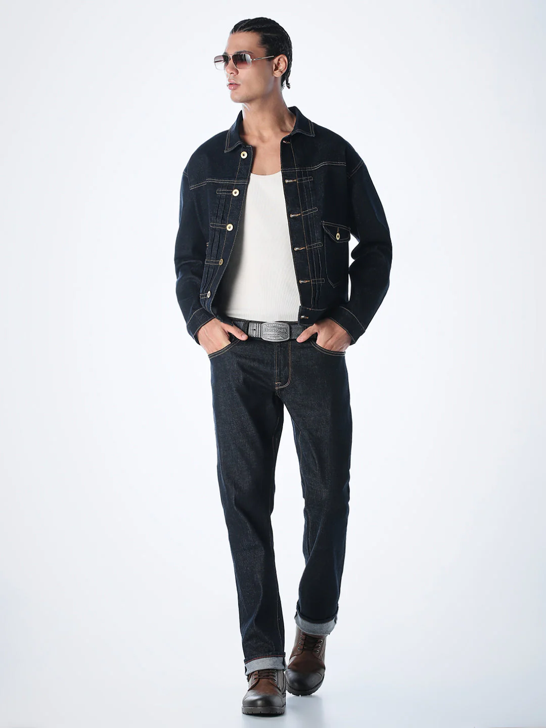 Dark Blue Nordi Denim Jacket - Image 7