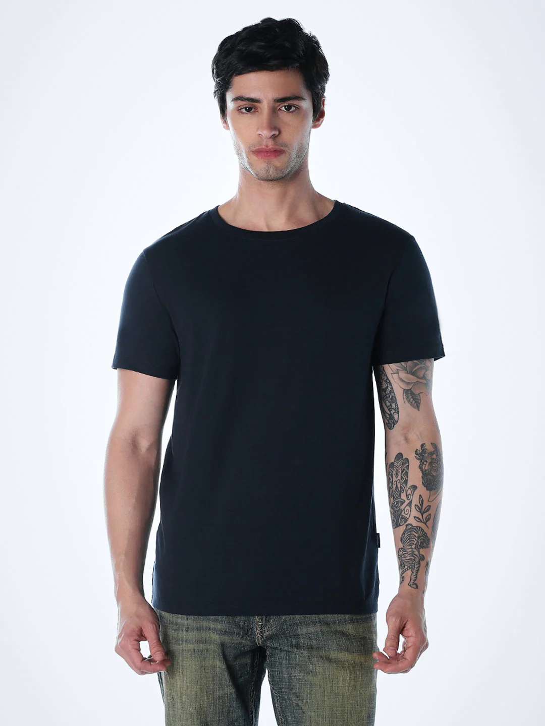 Cotton Crew Neck T-shirt - Image 2