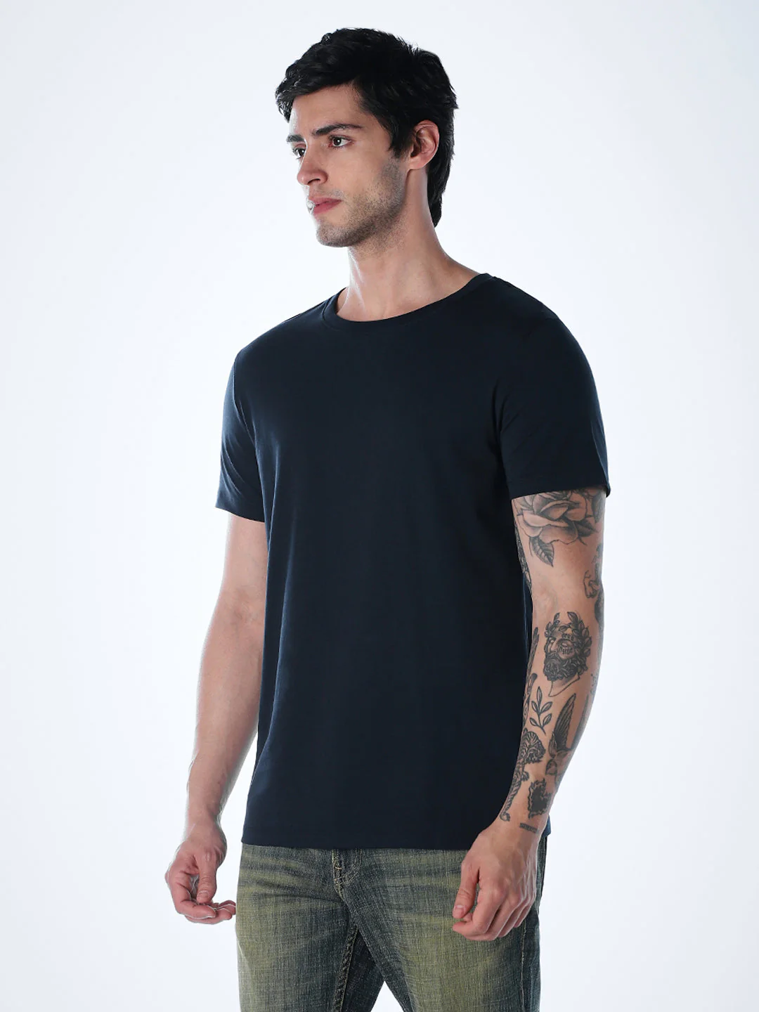Cotton Crew Neck T-shirt - Image 3