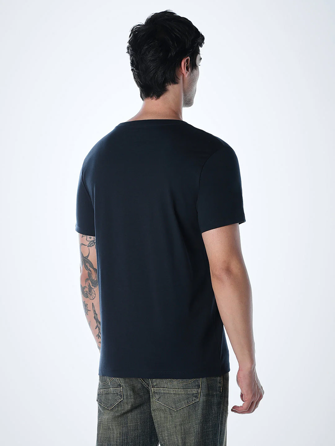 Cotton Crew Neck T-shirt - Image 4
