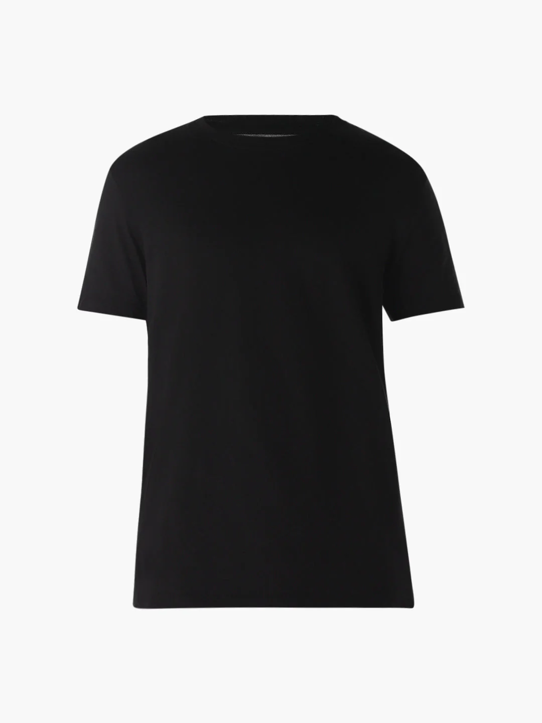 Cotton Regular Fit T-shirt - Black - Image 7