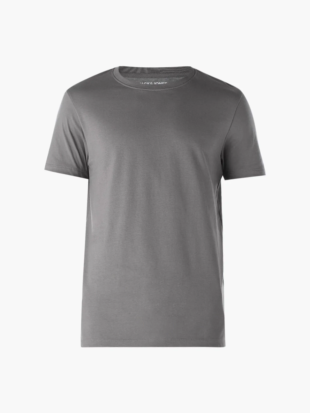 Cotton Regular Fit T-shirt - Grey - Image 7